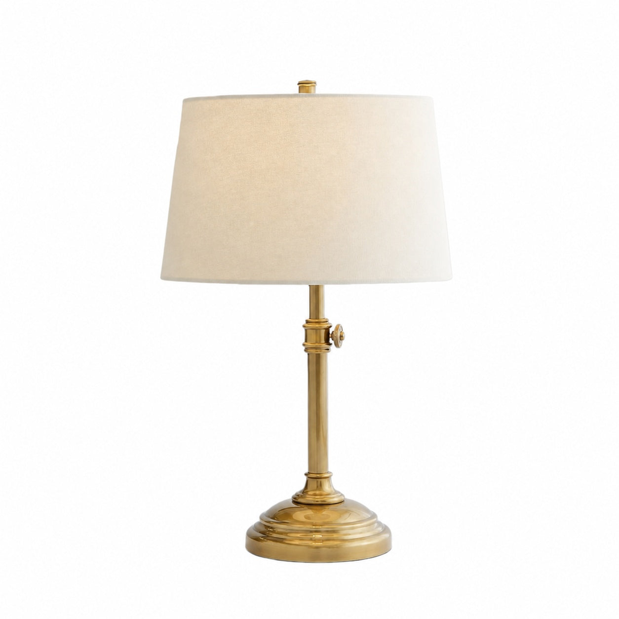 Nera USB Table Lamp – Adjustable Height Sleek Metal Modern Lamp for Office and Living Room