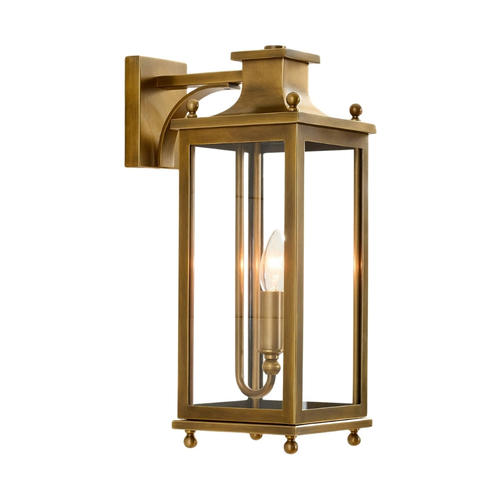 Yolvira Outdoor Wall Light Sconce - Versatile Metal Lantern