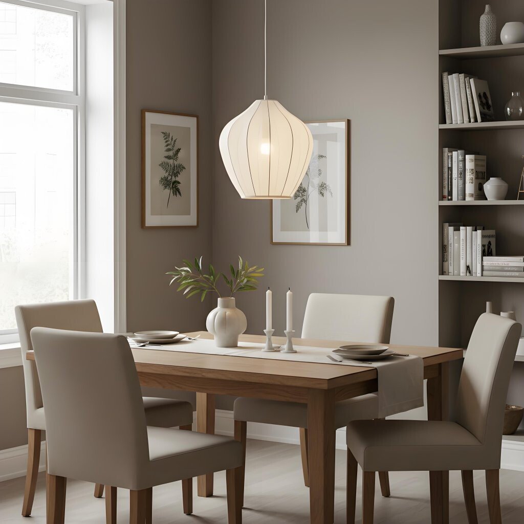Lumifil Modern Mesh Pendant Light - Hanging Fabric Lghts are Suitable for Dining Rooms or Kitchen Islands