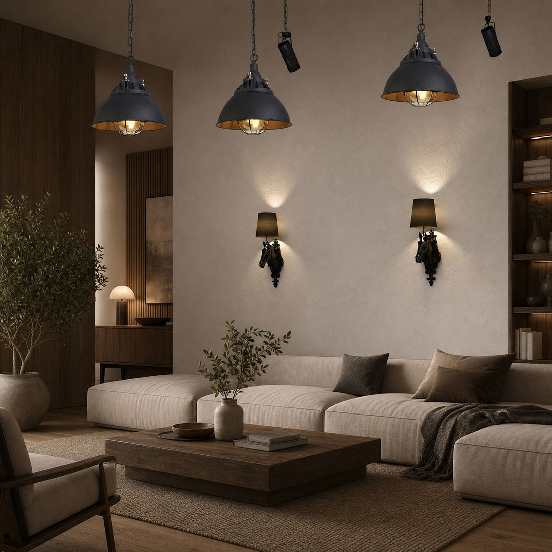 Bulkhead Cage Pendant Light