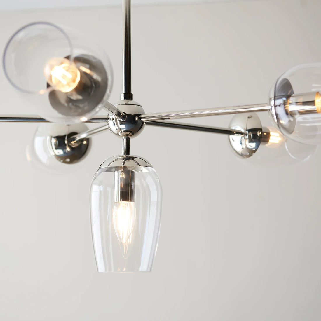Serion Crystal Glass Pendant Modern Chandelier – Hospitality & Residential Statement Lighting