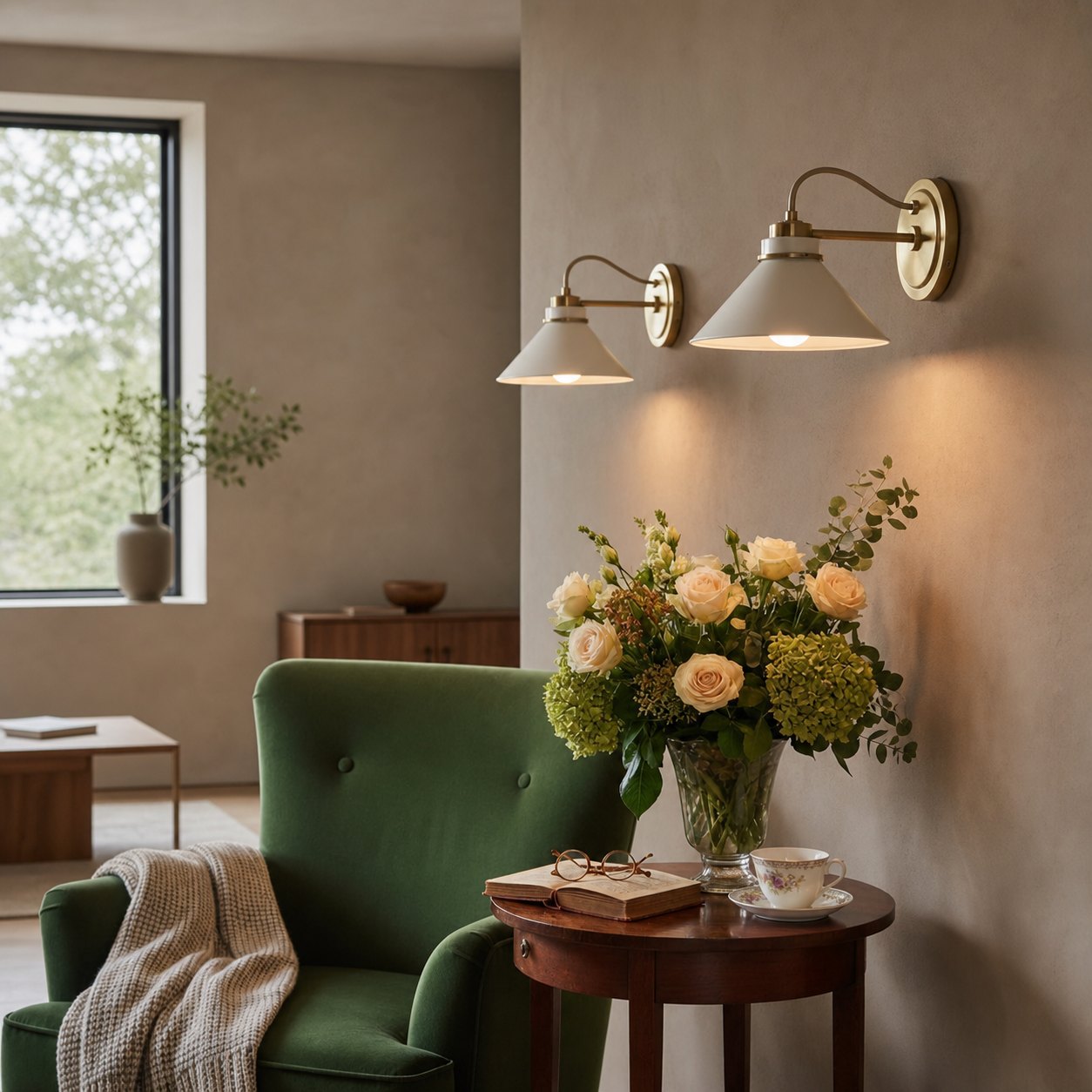 Aurenza Sconce – Farmhouse Wall Light with Metal Accents for Cozy Spaces