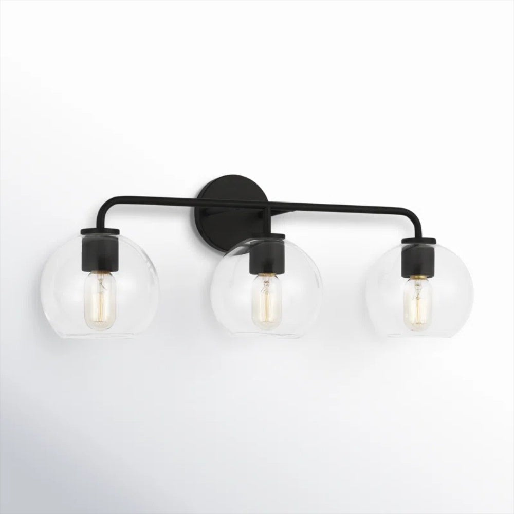 Bubble 3 Light Vanity Light - Glass Globe Shades Bathroom Wall Light