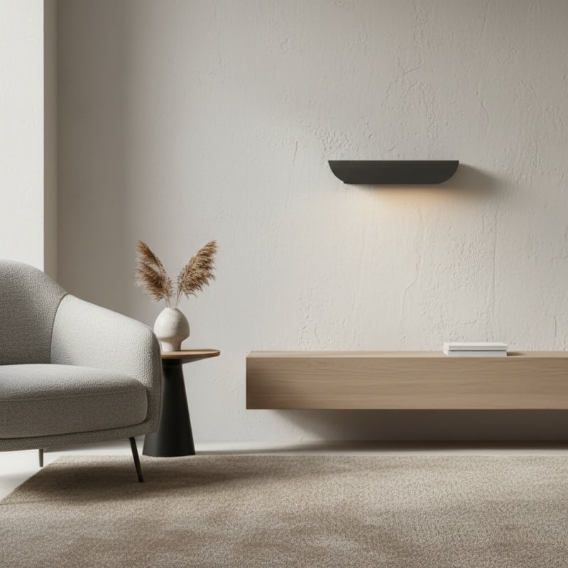 Hidra Modern Metal Wall Sconce – Minimalist Down-Light Sconce for Modern Homes