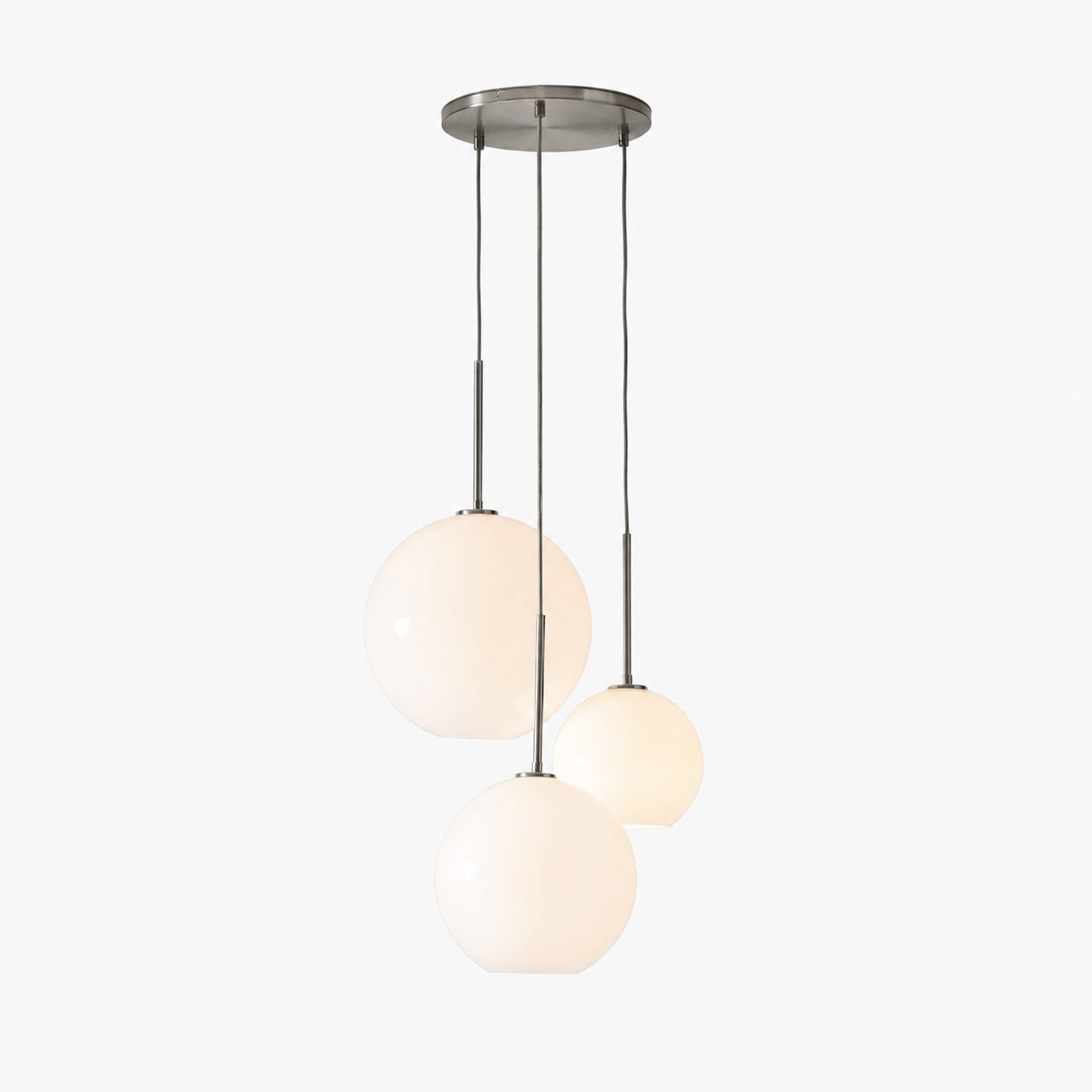 Selvion Minimalist Crystal Chandelier - Handcrafted Glass Sculptural Lighting Fixture