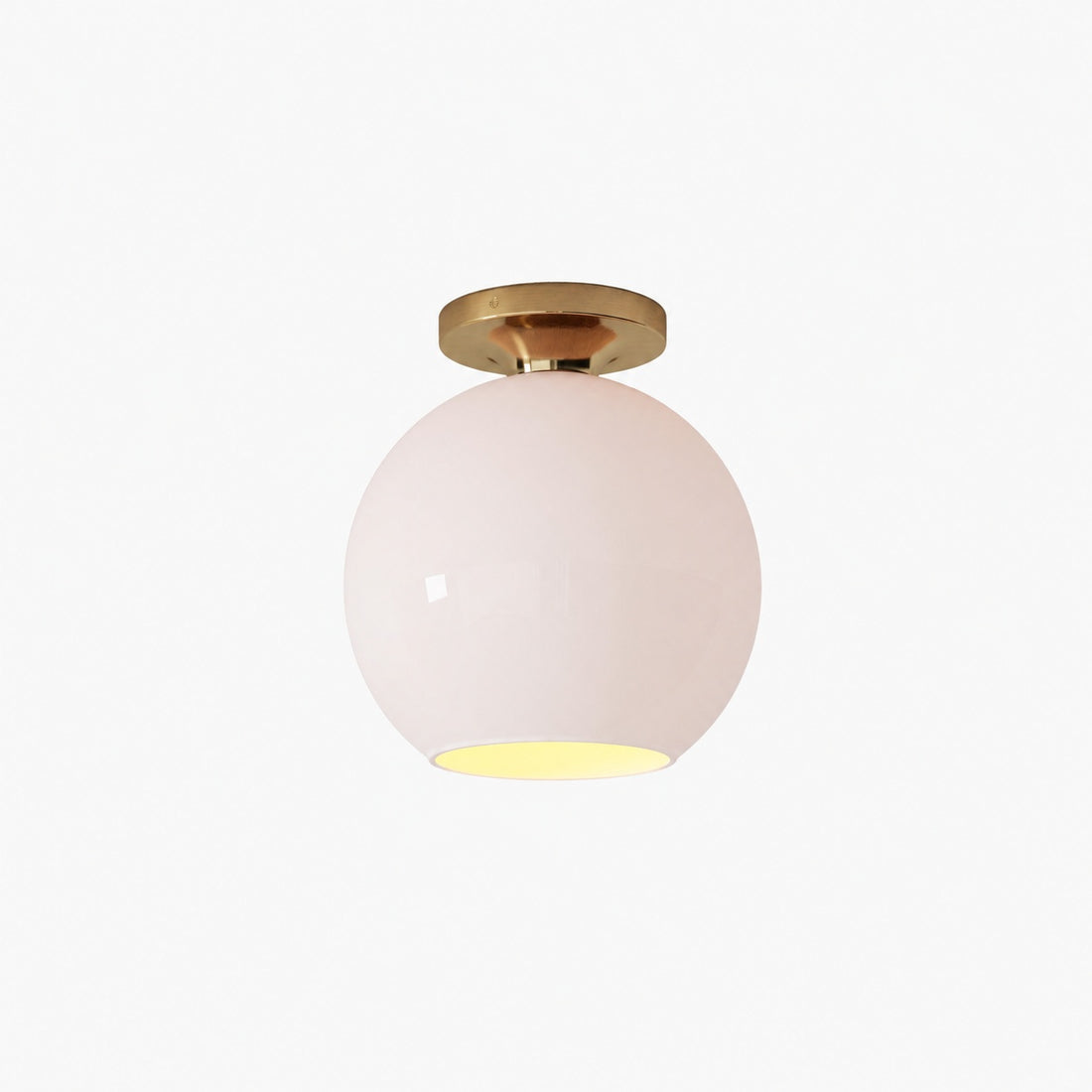 Selvion Modern Globe Pendant Light - Damp-Rated Bathroom Lighting - Luxe Glass Shade