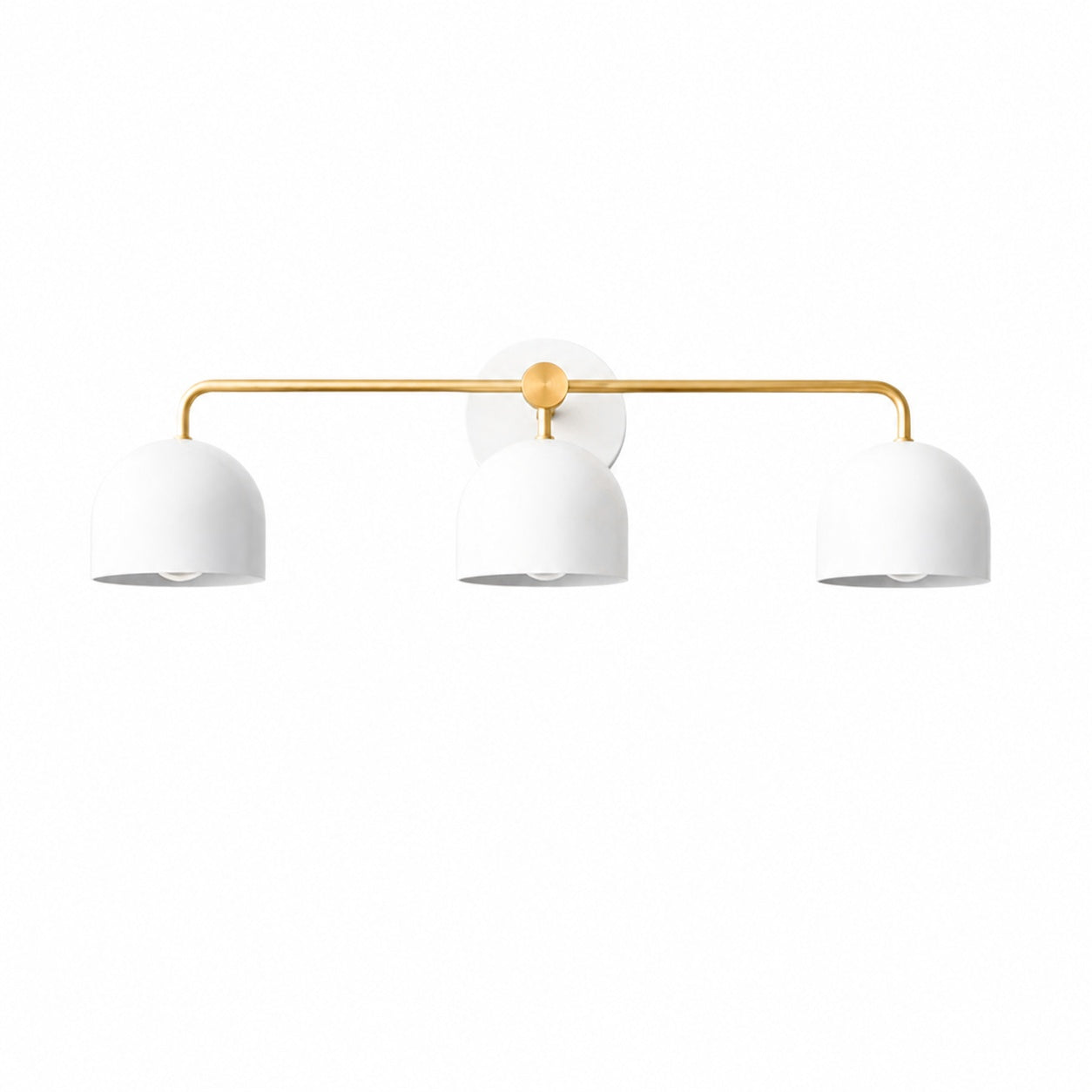 Metio Dome Farmhouse Vanity Wall Light Colorful Metal Sconce