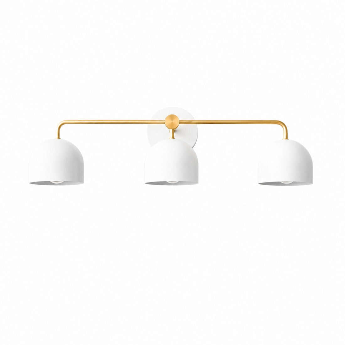 Metio Dome Farmhouse Vanity Wall Light Colorful Metal Sconce