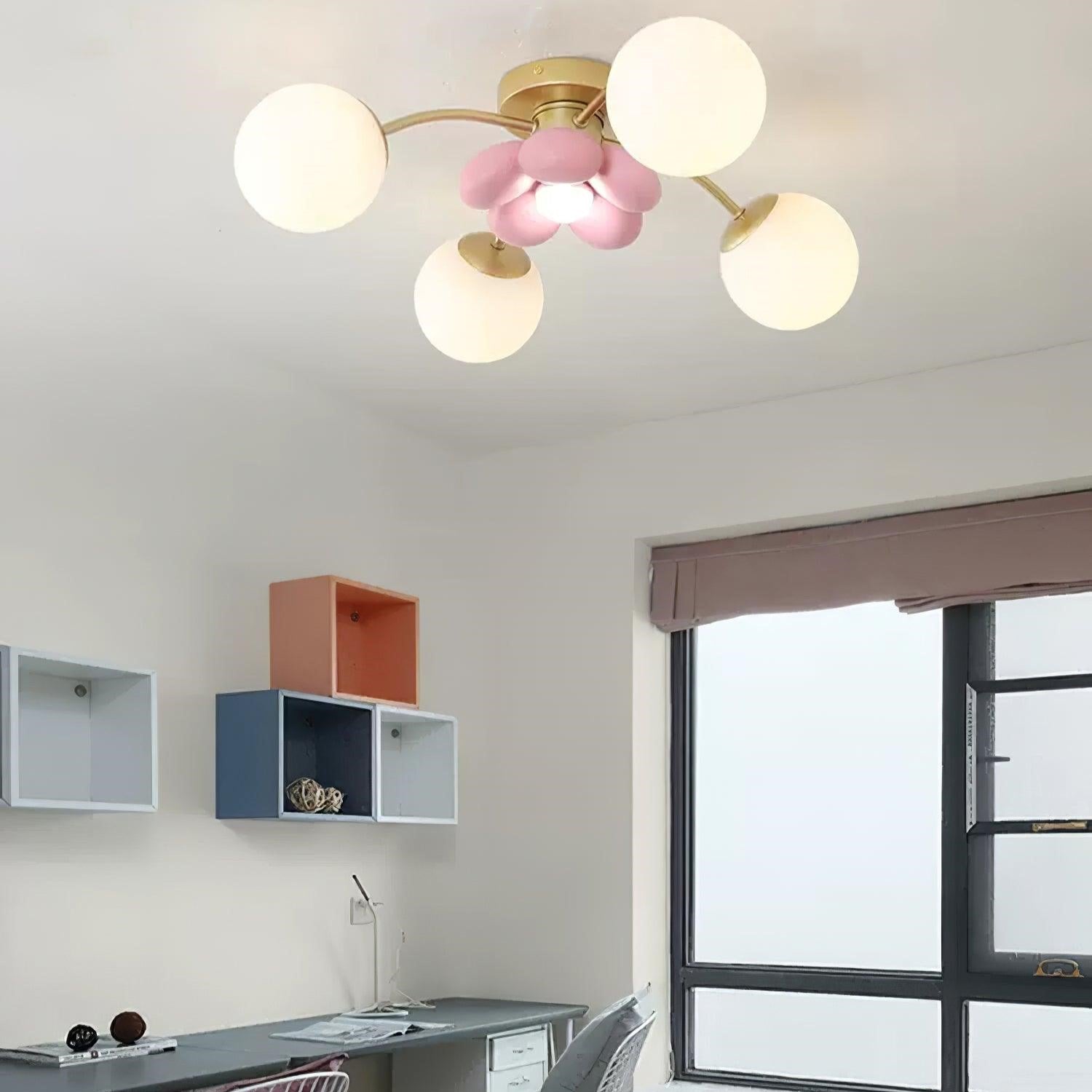 Simple Design Surround Flush Mount Lighting