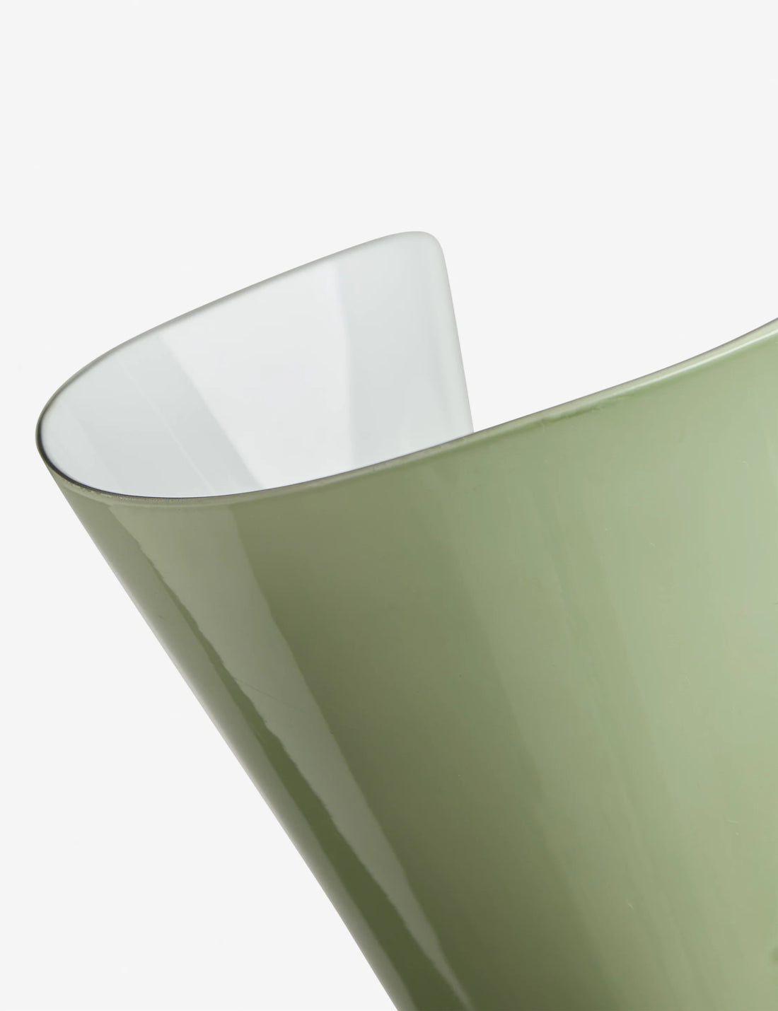 Bellina Radner Pendant Light – Colored Glass Shade with Brass Detail for Modern Spaces