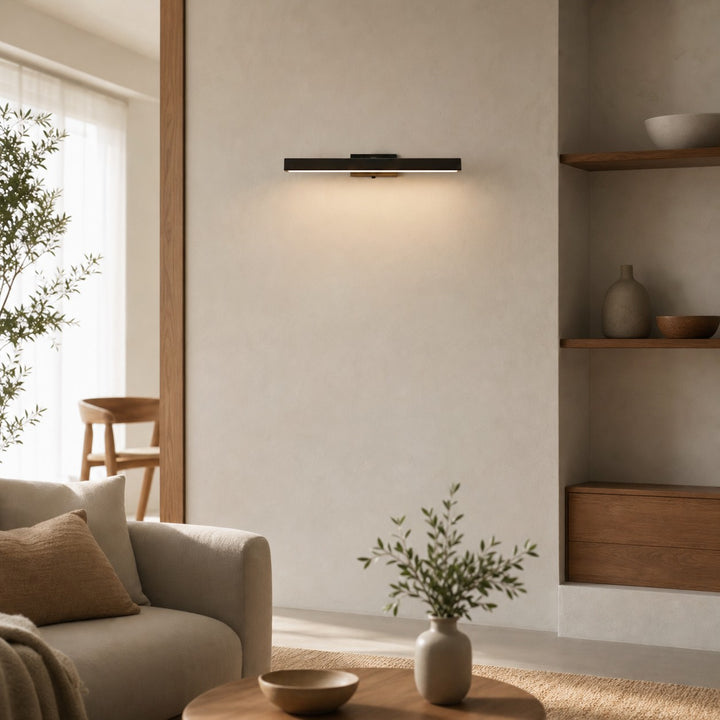 Libris Wall-Mounted Picture Light - Minimalist Linear Metal Frame for Artwork & Hallway