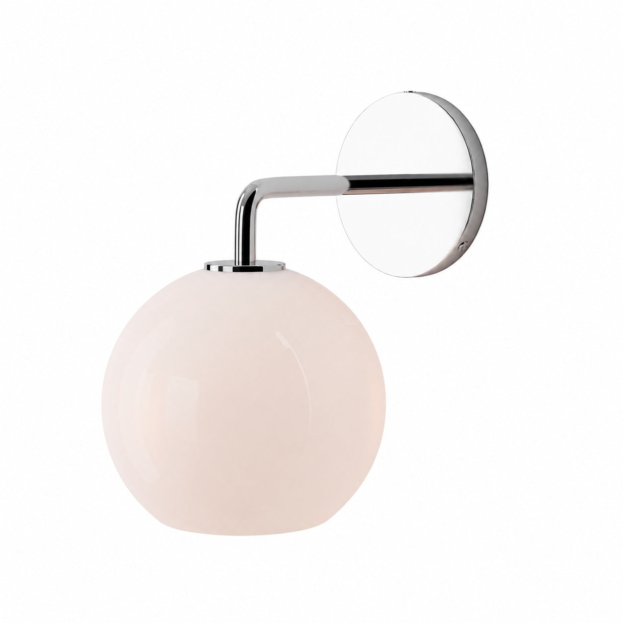 Selvion Artistic Globe Sconce Light - Handcrafted Glass Sculptural Wall Fixture