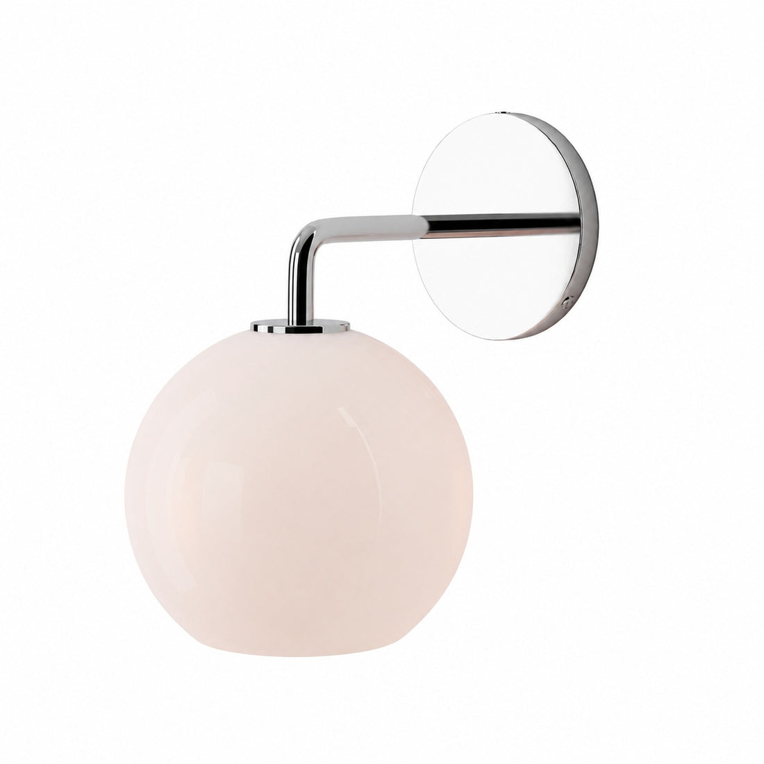 Selvion Artistic Globe Sconce Light - Handcrafted Glass Sculptural Wall Fixture