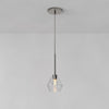 Merin Transparent Glass Sculpture Geometric Chandelier