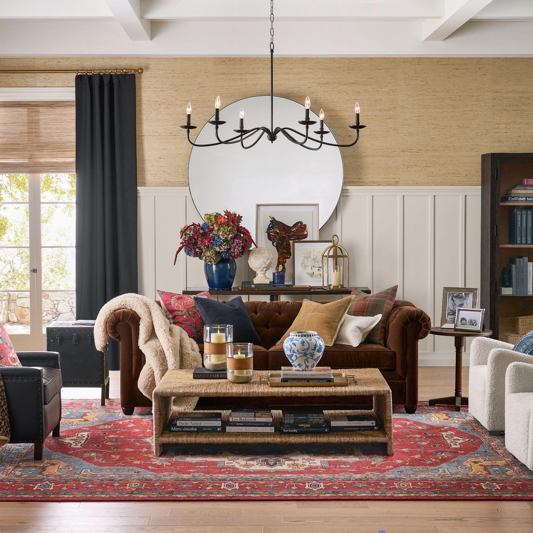 Rowan Timeless Iron Candle Design Chandelier - Industrial Interior Lighting For Bedroom