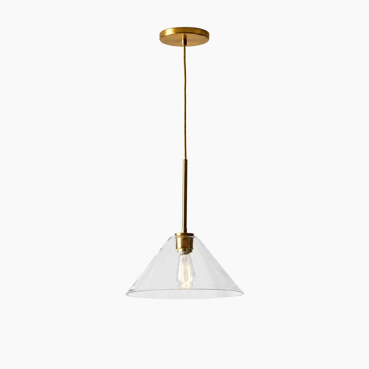 Conica Glass Cone Pendant Lamp – Modern Style Light for Any Room