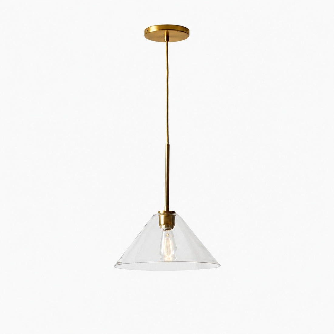 Conica Glass Cone Pendant Lamp – Modern Style Light for Any Room