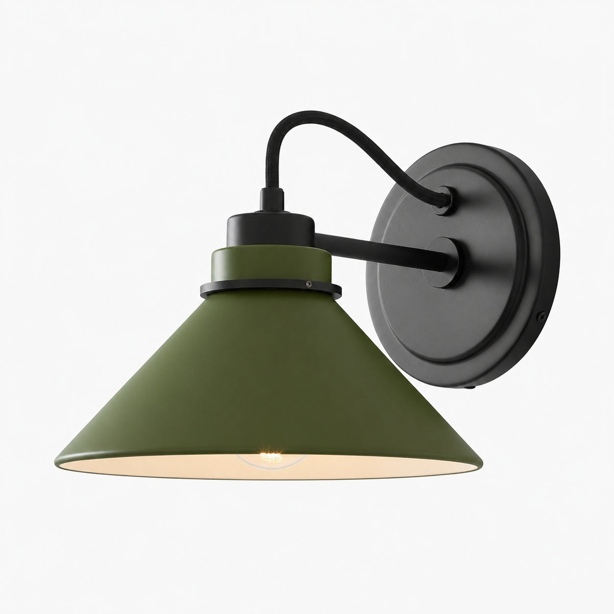 Aurenza Sconce – Farmhouse Wall Light with Metal Accents for Cozy Spaces