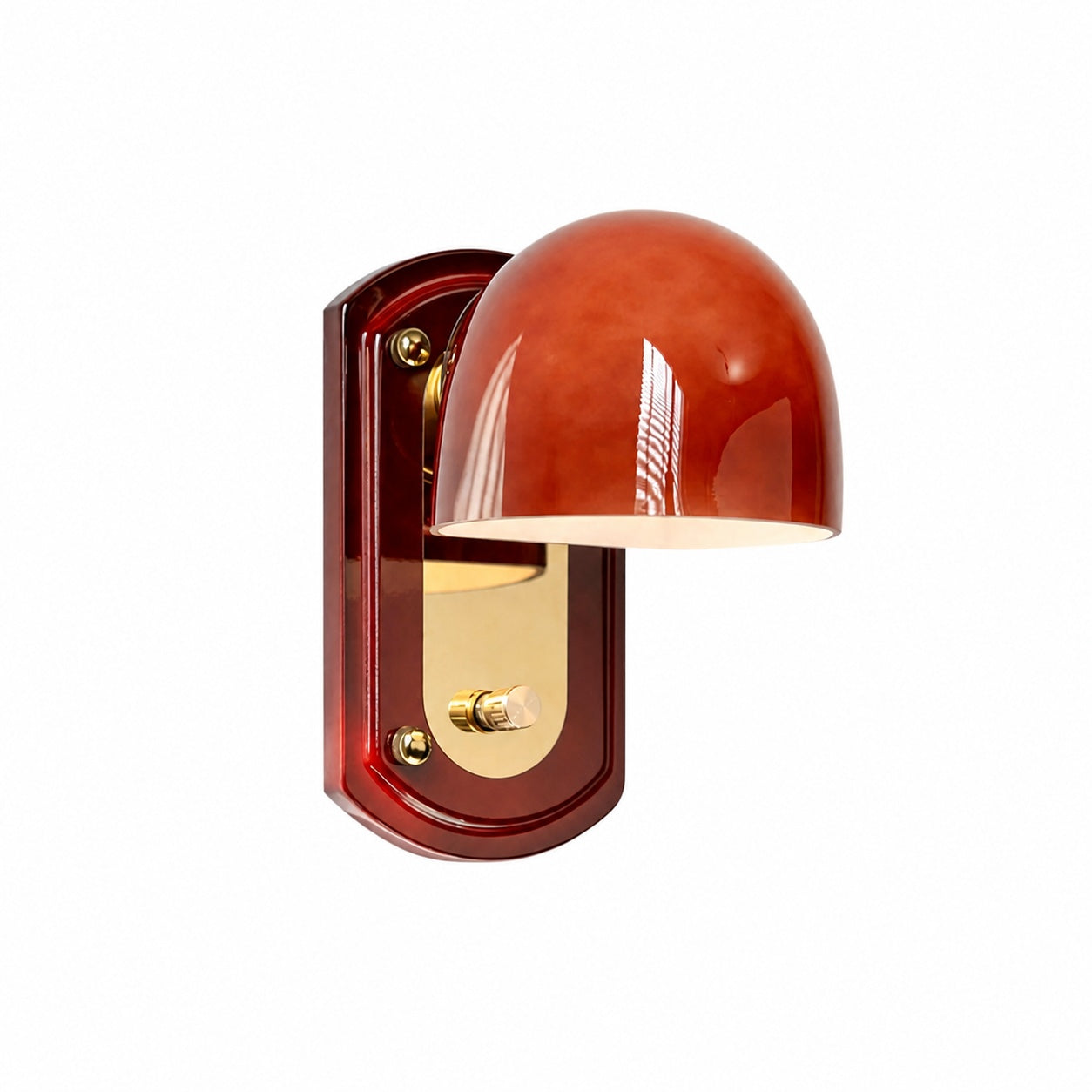 Livessa Modern Wall Lamp – Sculptural Glass Shade Wall Light for Bedroom or Living Room