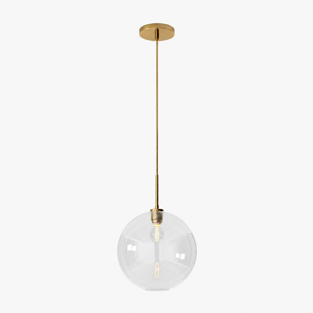 Selvion Sculptural Globe Pendant Light - Modern Glass Pendant Lamp - Sleek Design