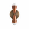 Pyralis Cone Linear Statement Wall Sconce - Modern Two Light Fixture