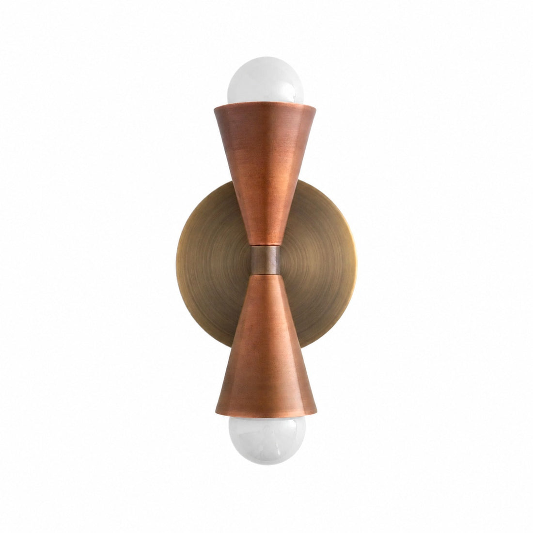 Pyralis Cone Linear Statement Wall Sconce - Modern Two Light Fixture