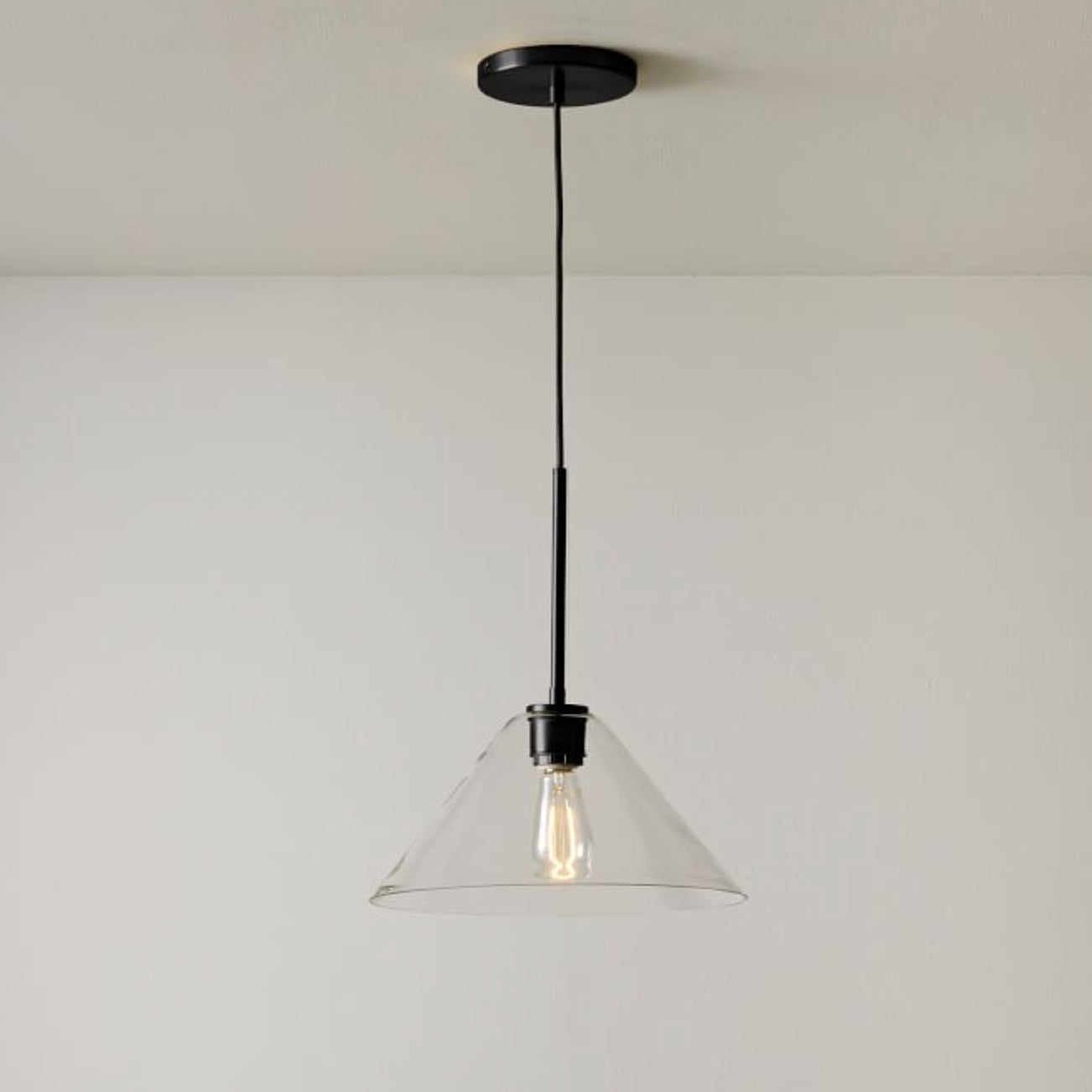 Conica Glass Cone Pendant Lamp – Modern Style Light for Any Room