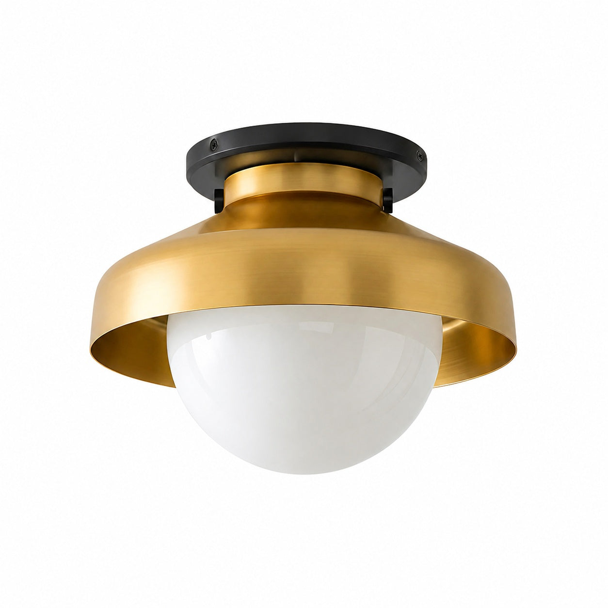 Hanton Modern Flush Mount Ceiling Light - Metal Minimalist Fixture for Home