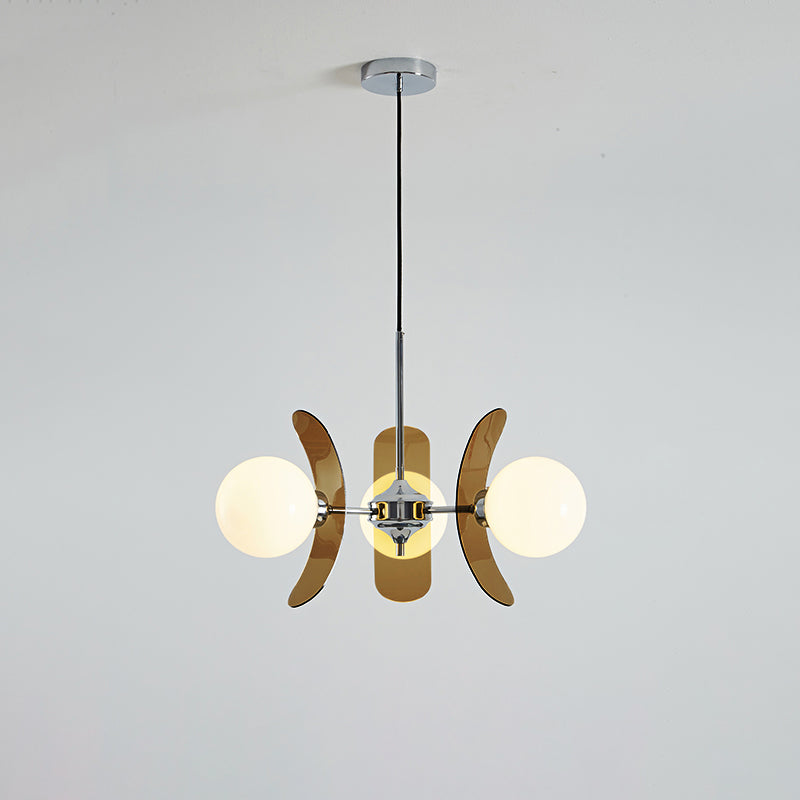 Modern Skateboard Shape Chandelier