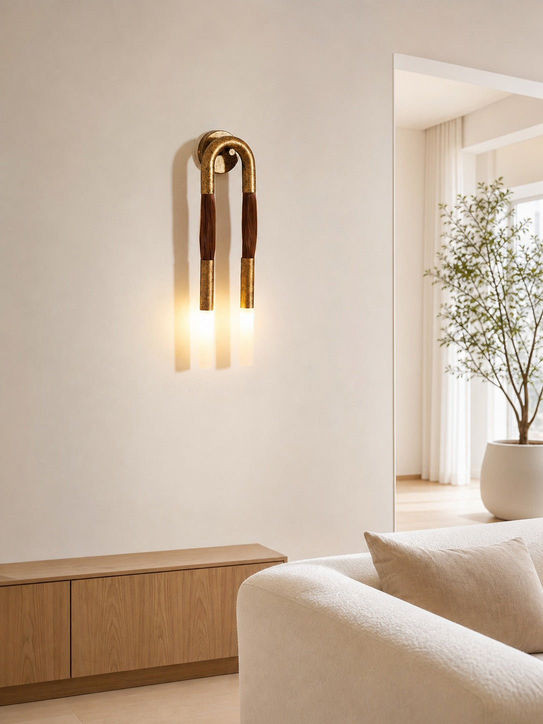 Double Head Antonia Sconce