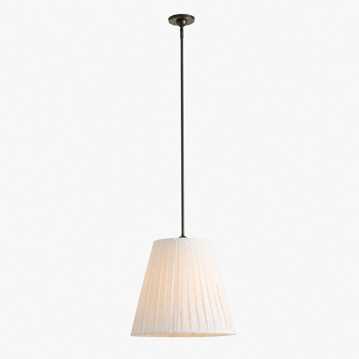 Luvora Modern Fabric Pleated Shade Pendant Lamp - Contemporary Elegant Decor Hanging Light