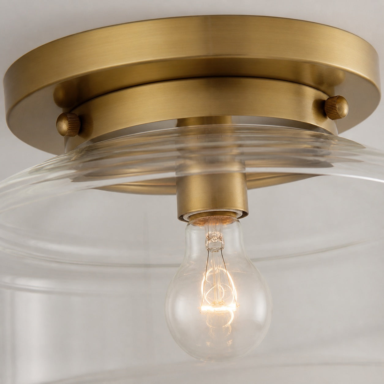 Ulavione Elegant Style Flush Mount Ceiling Fixture with Classic Form for Interior Spaces