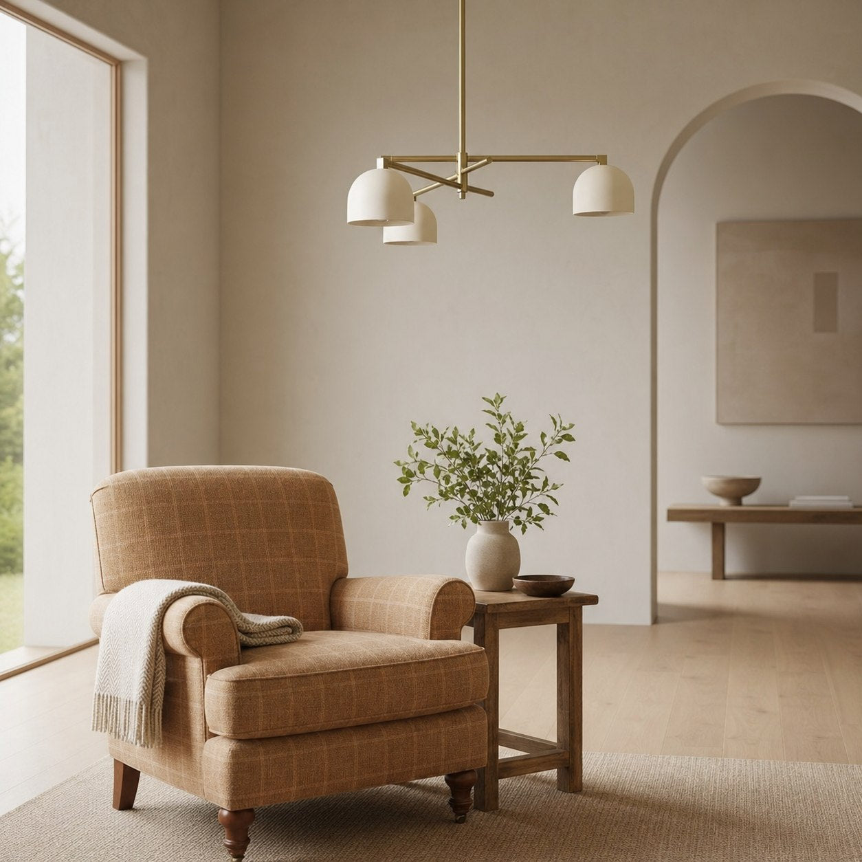 Metio Dome Stylish Ceiling Chandelier - Timeless Home Lighting Accent