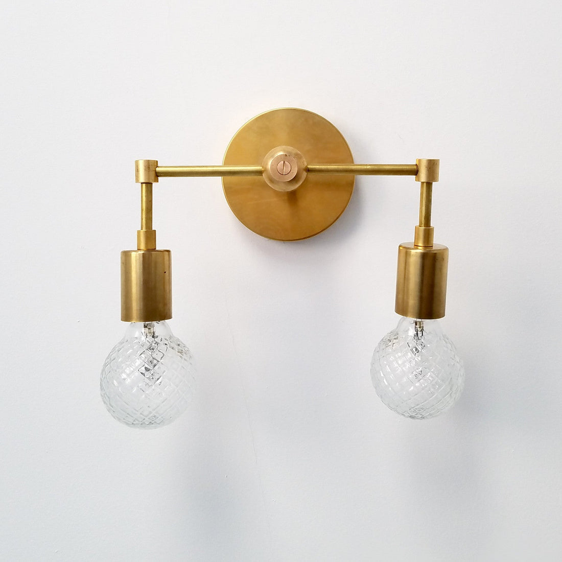 Small Two Light Wall Sconce - Contemporary Finish For Home Spaces