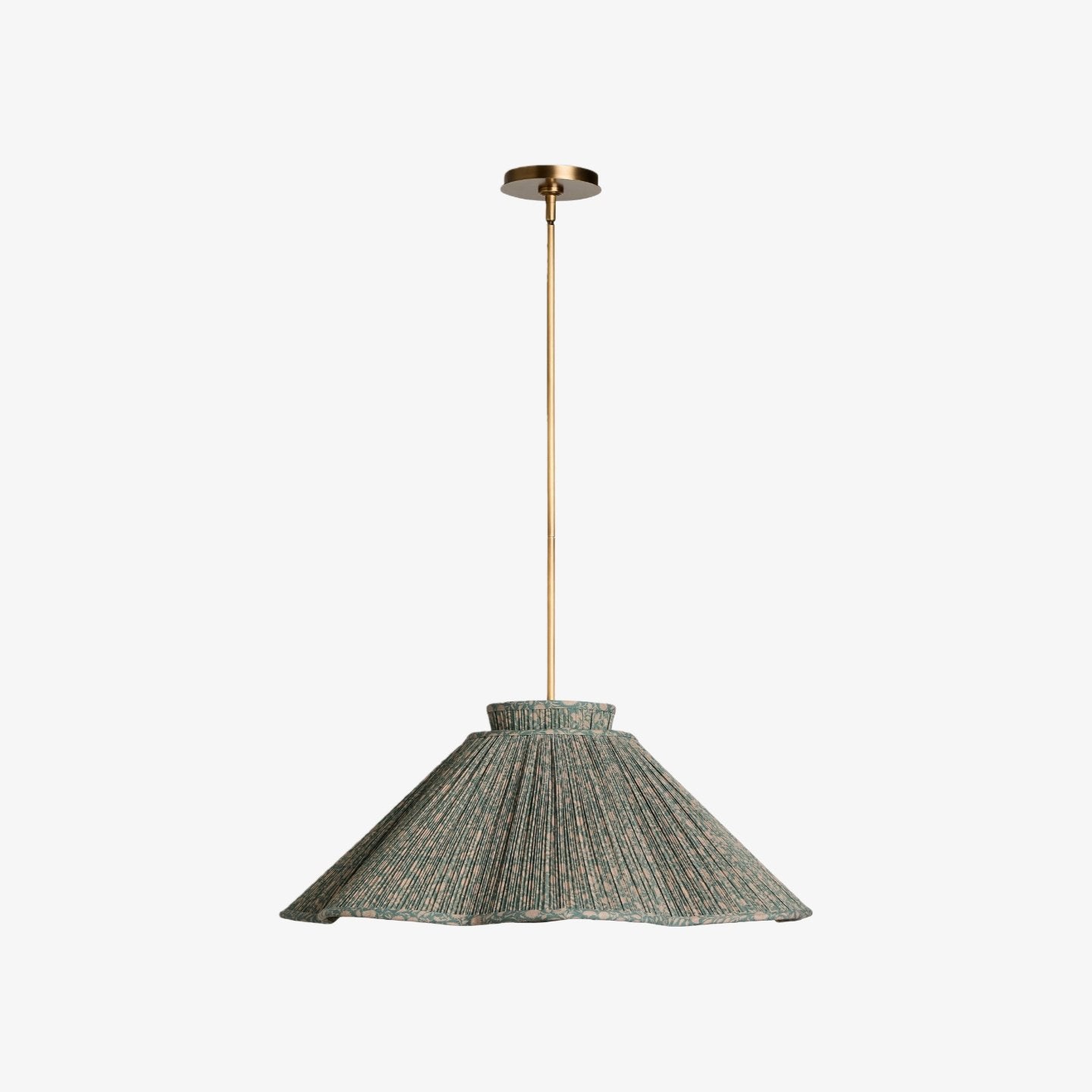 Florevian Modern Linen Pendant Lamp - Art-Inspired Statement Lighting for Dining Space