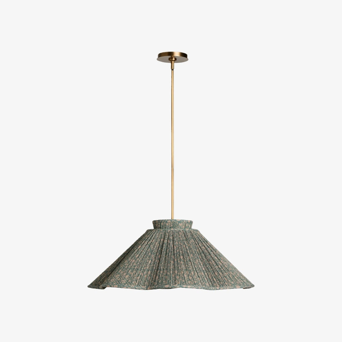 Florevian Modern Linen Pendant Lamp - Art-Inspired Statement Lighting for Dining Space