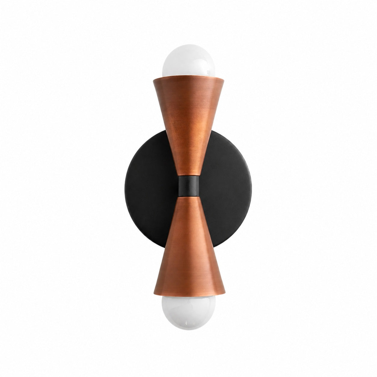 Pyralis Cone Linear Statement Wall Sconce - Modern Two Light Fixture