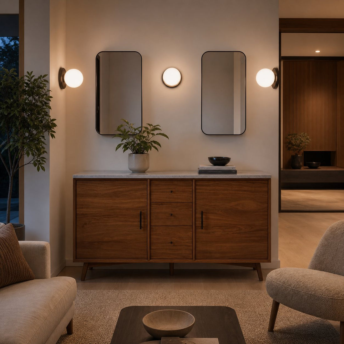 Brelia 1-Light Sconce - Minimalist Wall Light for Modern Home Décor