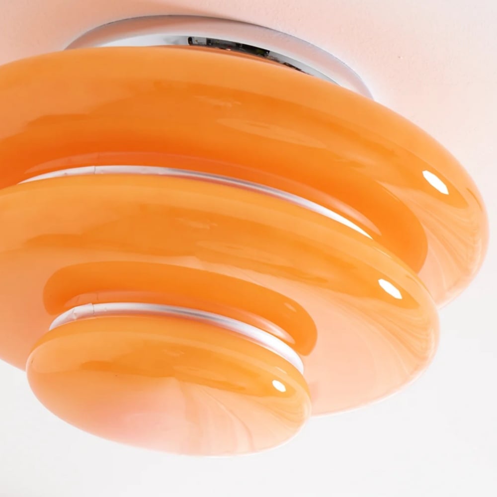Cirren Layered Ceiling Light - Artistic Circular Silhouette Ceiling Fixture for Dining Area
