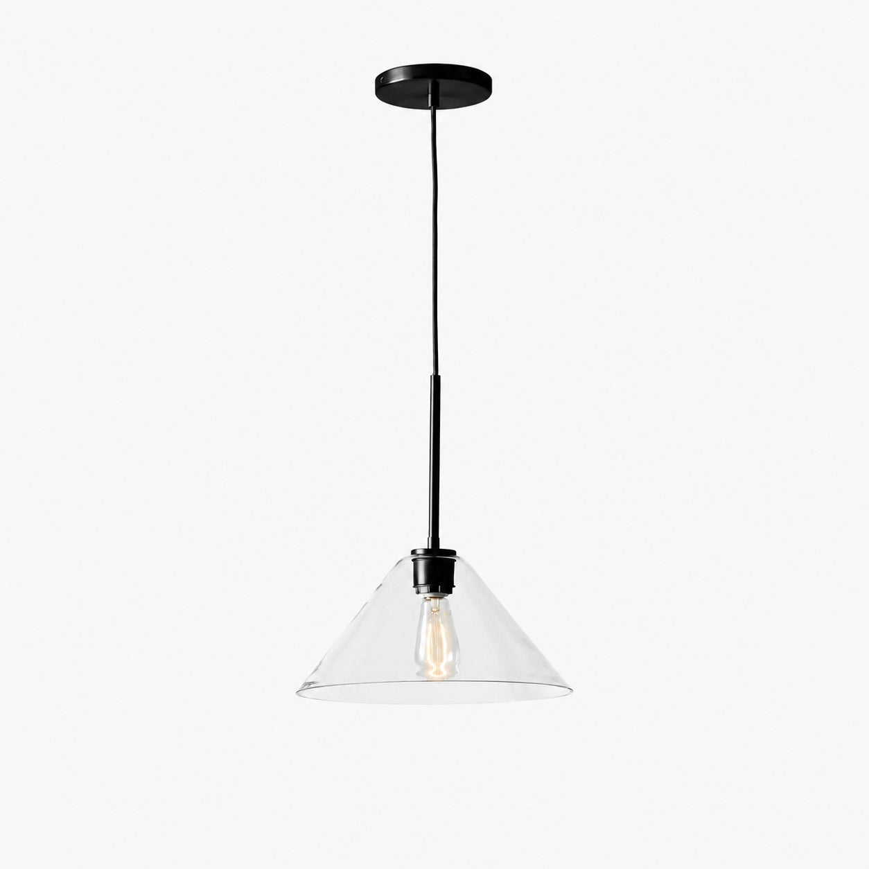 Conica Glass Cone Pendant Lamp – Modern Style Light for Any Room