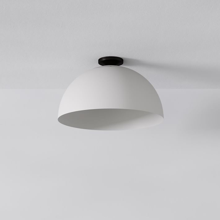 Parvion Modern Sculptural Flush-Mount Ceiling Light