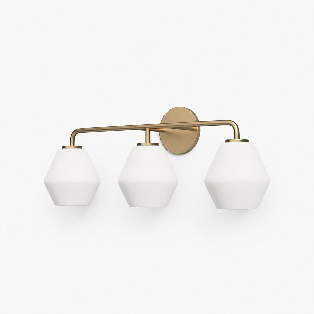 Merin Multi Head Dressing Table Wall Lamp - Metal And Glass Sculptural Lamp