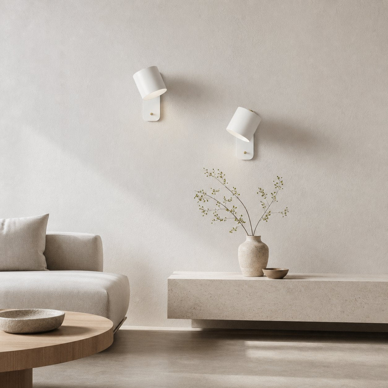 Volyne Adjustable Swivel Cylinder Wall Sconce - Minimalist Metal Wall Lamp for Bedroom and Reading Area