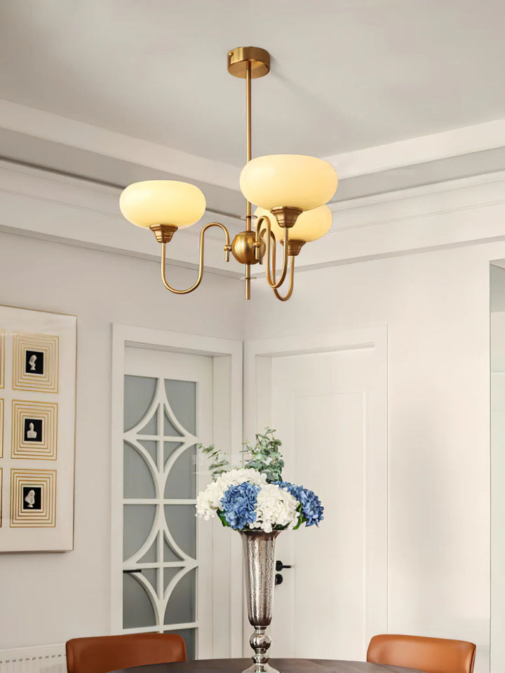 Minimalist Style Persimmon Chandelier