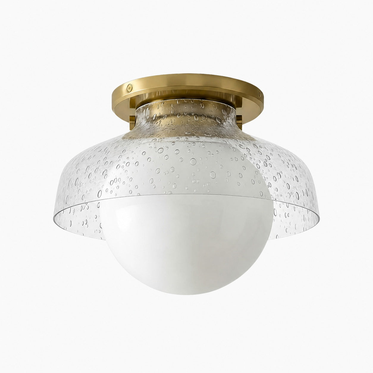 Hanton Modern Flush Mount Ceiling Light - Metal Minimalist Fixture for Home