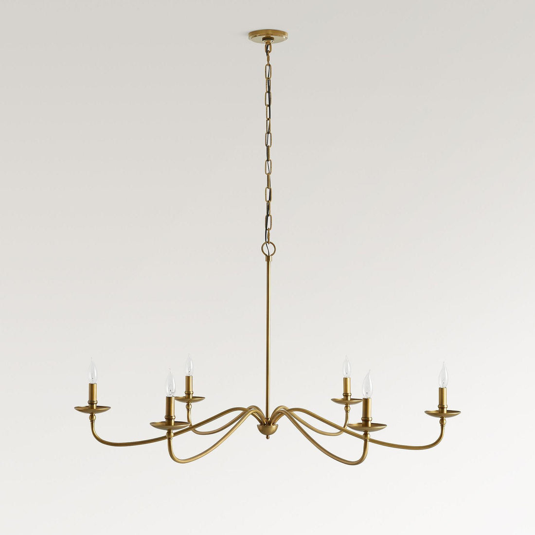 Rowan Timeless Iron Candle Design Chandelier - Industrial Interior Lighting For Bedroom