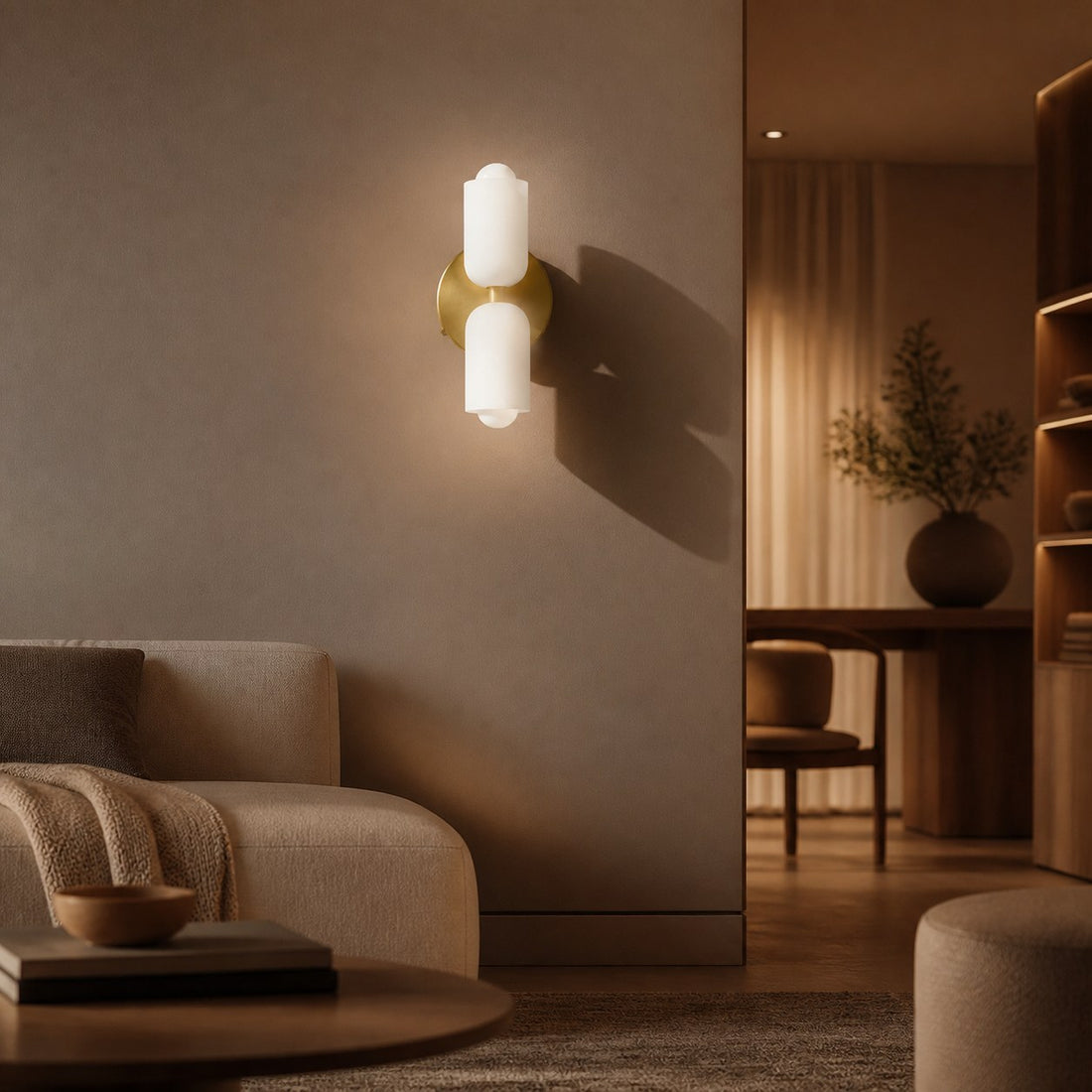 Symra Minimalist Nordic Wall Sconce - Dual‑Direction Modern Wall Light for Indoor Spaces N47