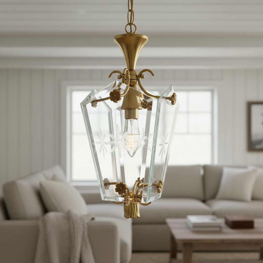 Kerise Sleek Glass Shade Pendant - Designer Ambient Light for Open Spaces or Lounges