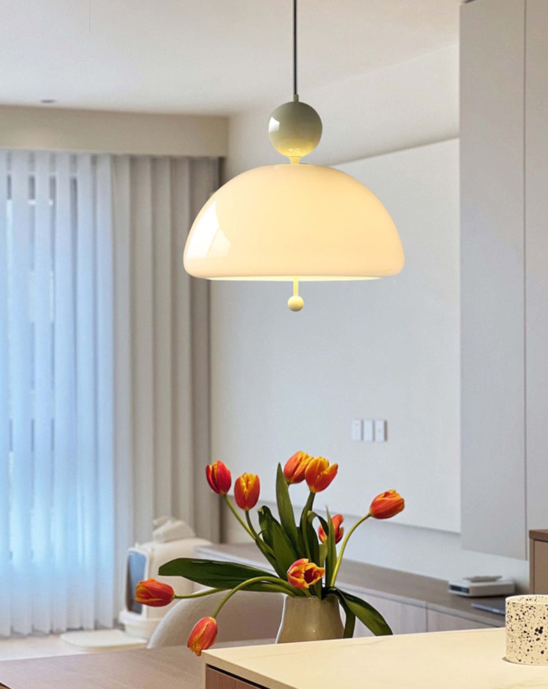 Nostalgic Retro Glass Pendant Light