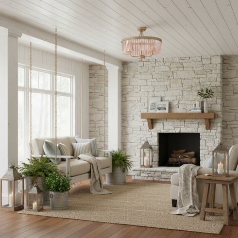 Beveline 3 Light Round Semi Flush - Faceted Cut Glass Shade Metal Finish for Hallways and Bedrooms